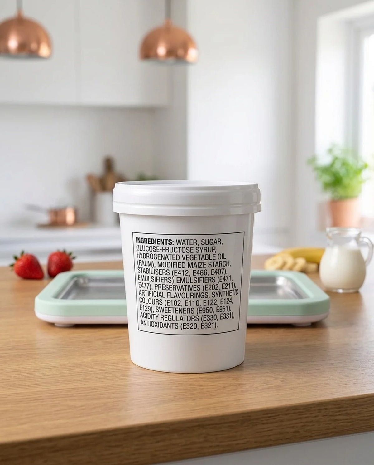 Store ice cream isn't ice cream. It's a chemistry set.