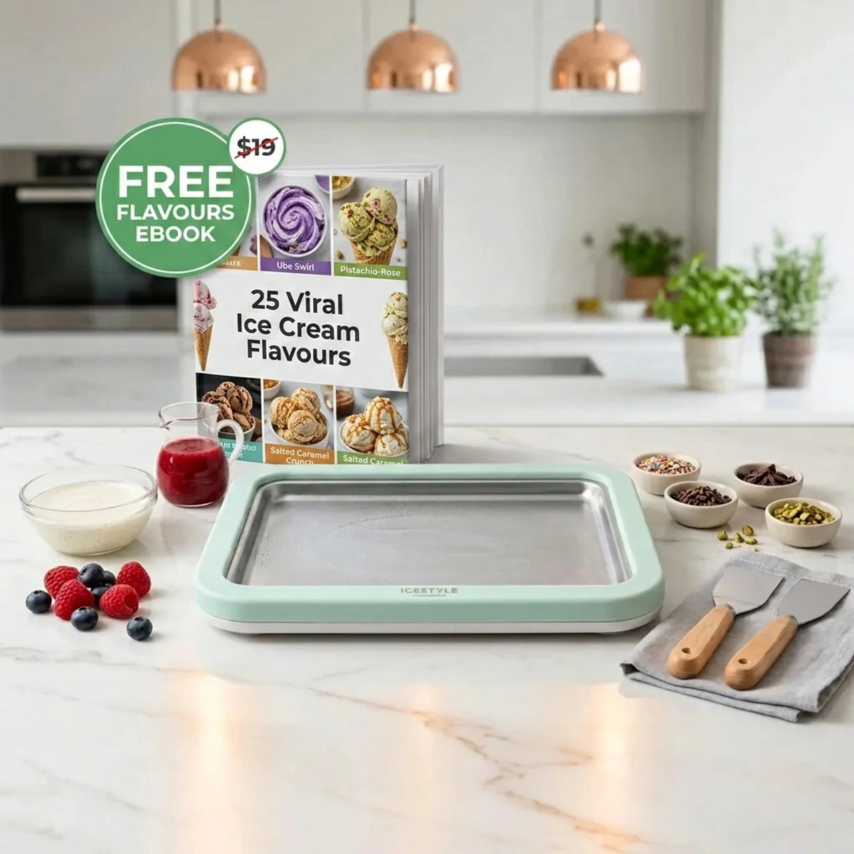 GourmetRolls™ Rolled Ice Cream Maker